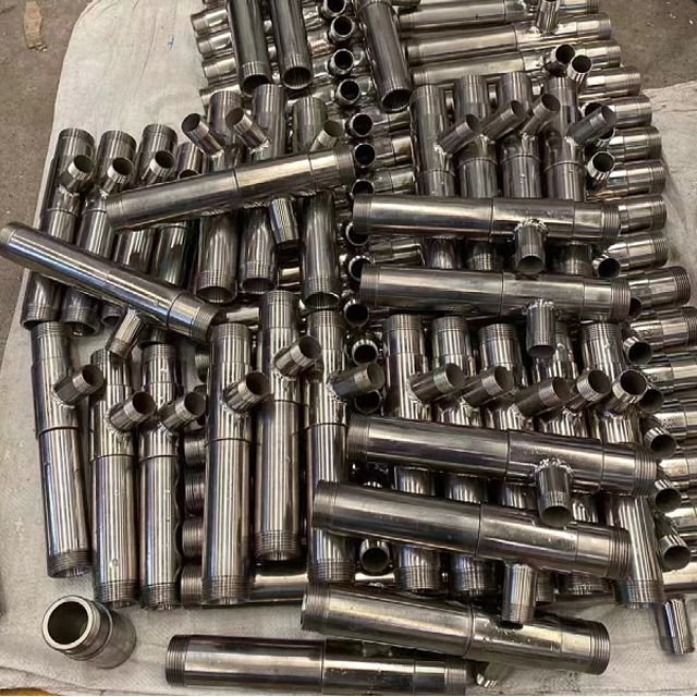 Stainless steel venturi tubes are used to allow fluid to flow through equipment