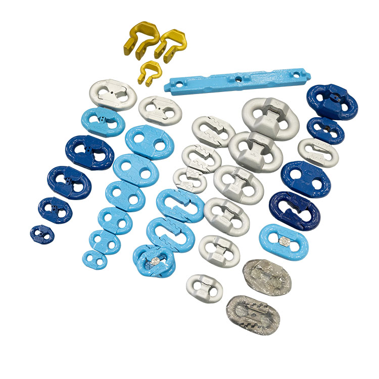 Professional Supplier Hot Forging Industrial Chain Connecting Link Alloy Steel Chain Connecting Link