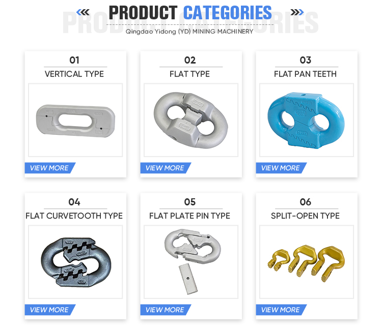 Professional Supplier Hot Forging Industrial Chain Connecting Link Alloy Steel Chain Connecting Link